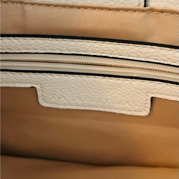 NWT- Dana Buchman Cream Perforated Tote/shoulder Bag - Picture 6 of 8